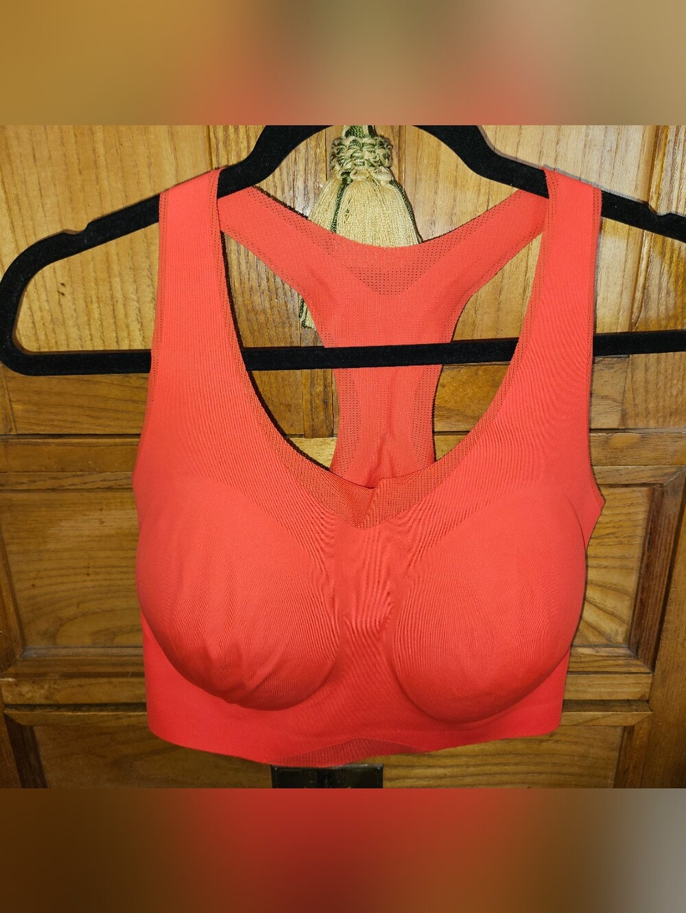 SOMA Sport Racerback Bra XXL Red Orange